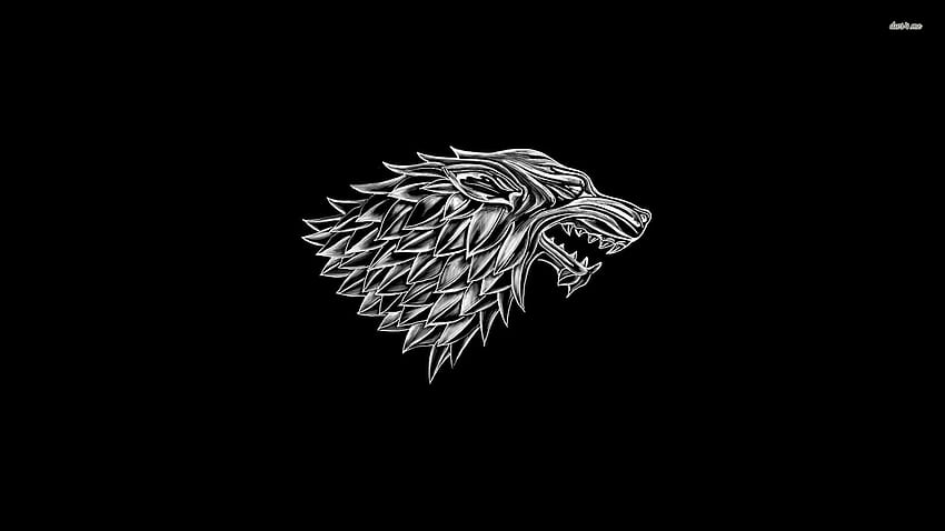 png House Stark logo in Game of Thrones HD wallpaper