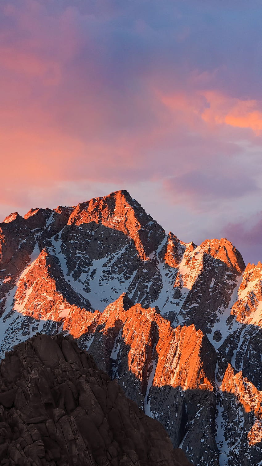 the new macOS Sierra for iPhone, iPad, and, Mac Mountain HD phone wallpaper
