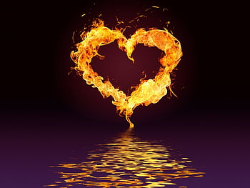 Discover 152+ fire heart wallpaper latest - xkldase.edu.vn