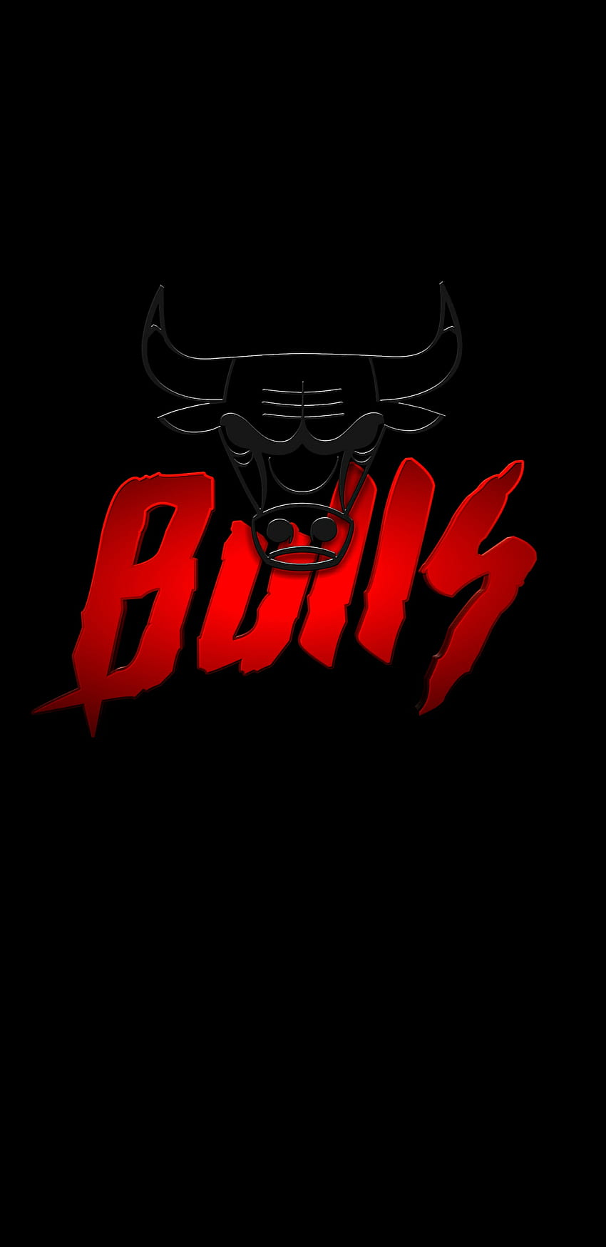 Chicago Bulls, symbol, art HD phone wallpaper