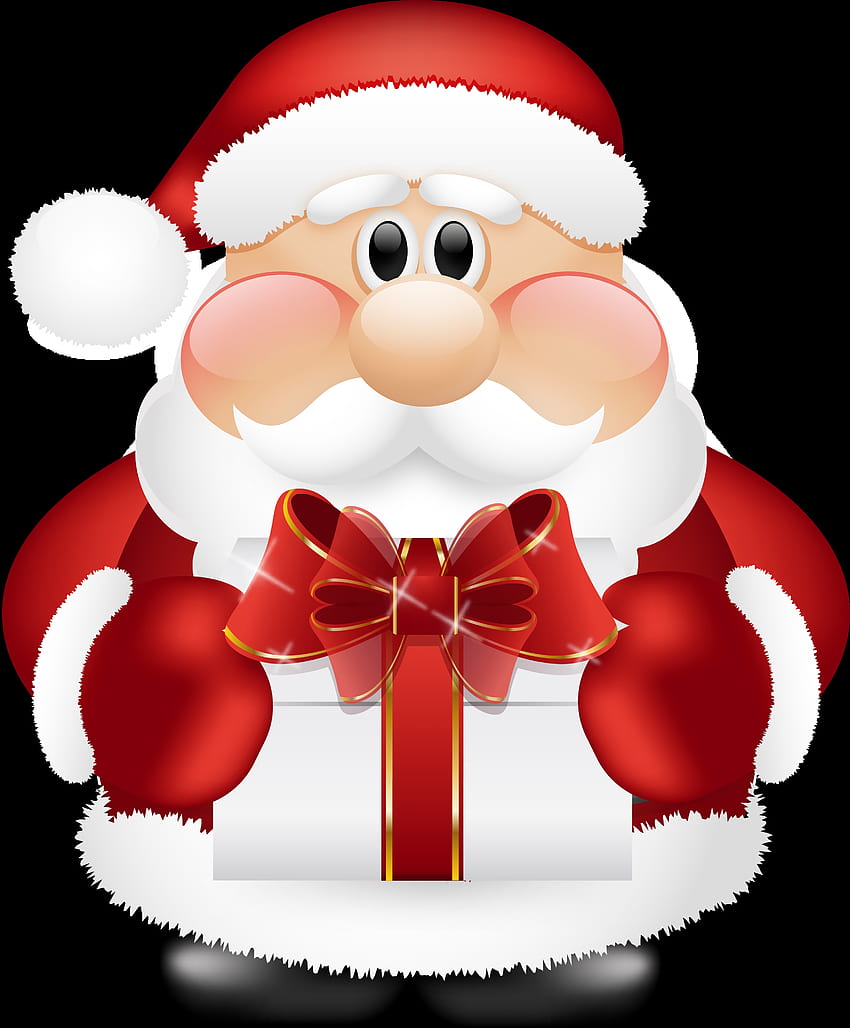 Christmas Santa Claus And Snowman HD phone wallpaper