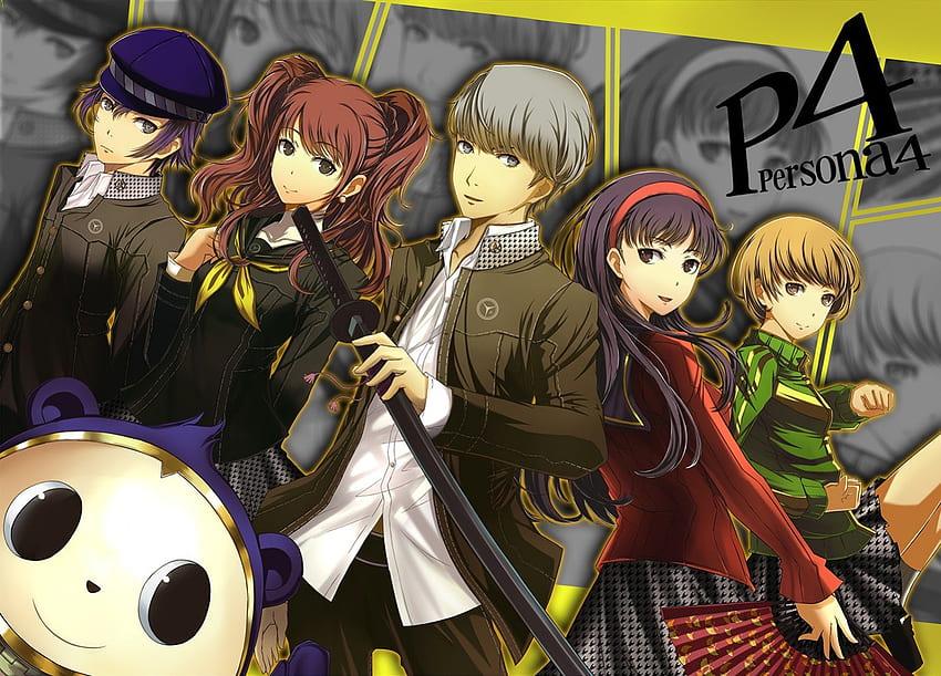 Persona 4 Bande, Yu, Chie, süß, Naoto, Bande HD-Hintergrundbild