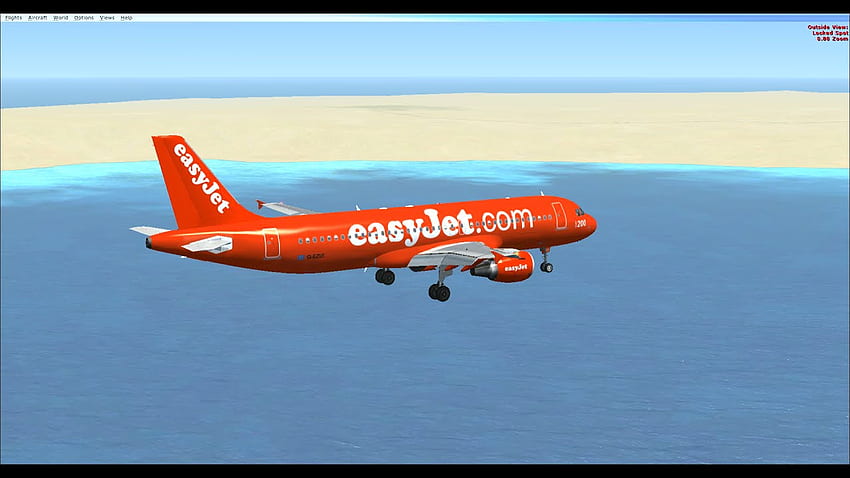 EASYJET A320 very smooth toucown at Lanzarote HD wallpaper