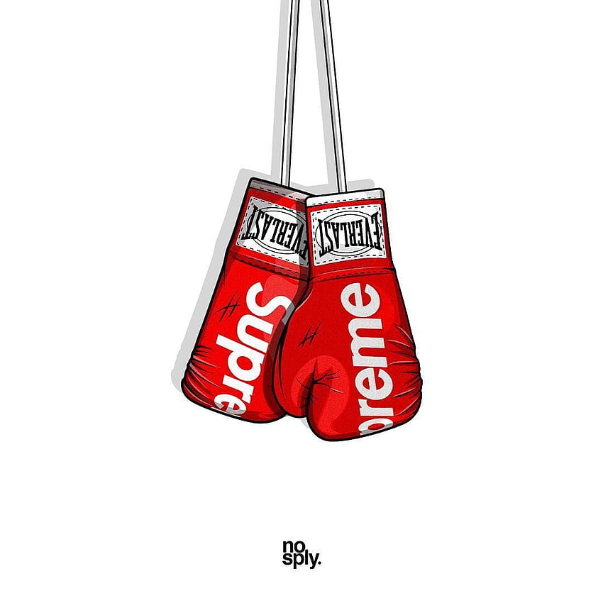 Art Stray-Nos - Boxing gloves frame Suprême. - Catawiki