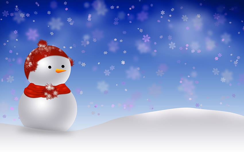 Animated Christmas For 2015. felling ♥. Christmas, Snowman Nativity HD wallpaper