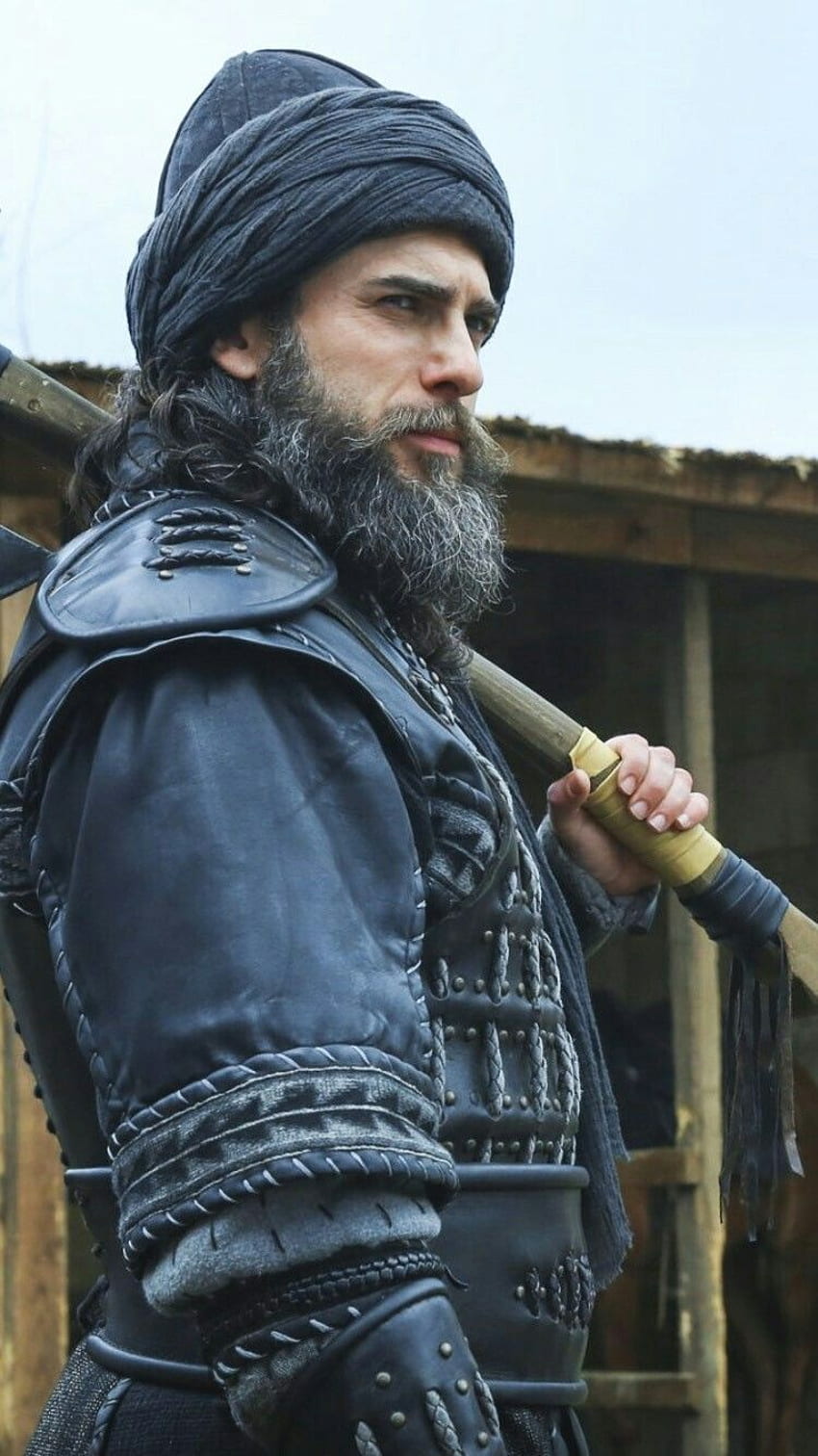 Turgut Bey. Famous warriors, Turkish film, Muslim beard HD phone wallpaper