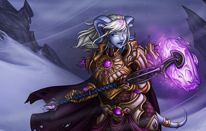 World of Warcraft, Warcraft, Wow, Draenei, Yrel, Exarch Yrel for , section игры HD wallpaper