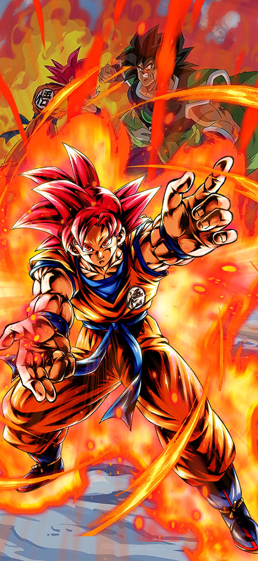 Nuevo Super Saiyan God Goku (): R Dragonball Legends, Ssj God Goku fondo de pantalla del teléfono