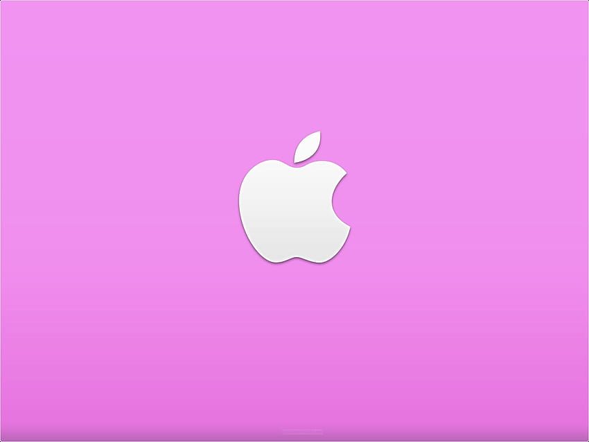 Black and White : Pink Apple Logo, Girly Apple Logo HD wallpaper