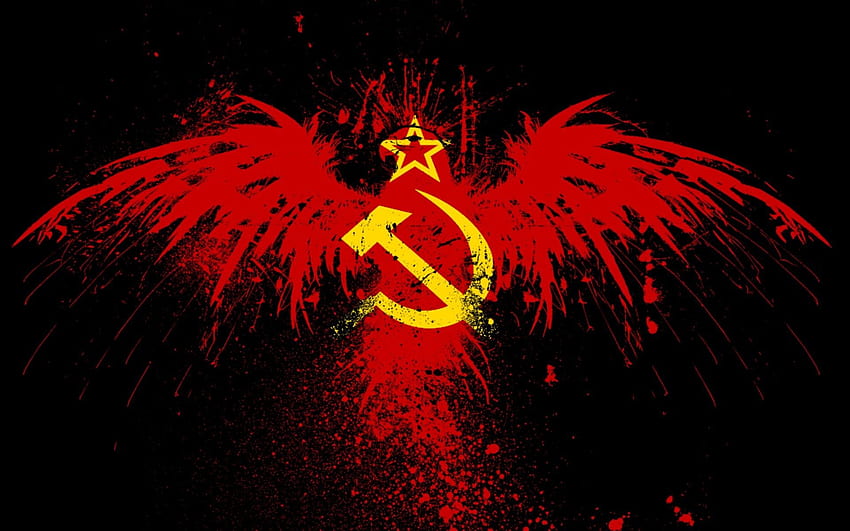 UdSSR, sowjetische Flagge HD-Hintergrundbild
