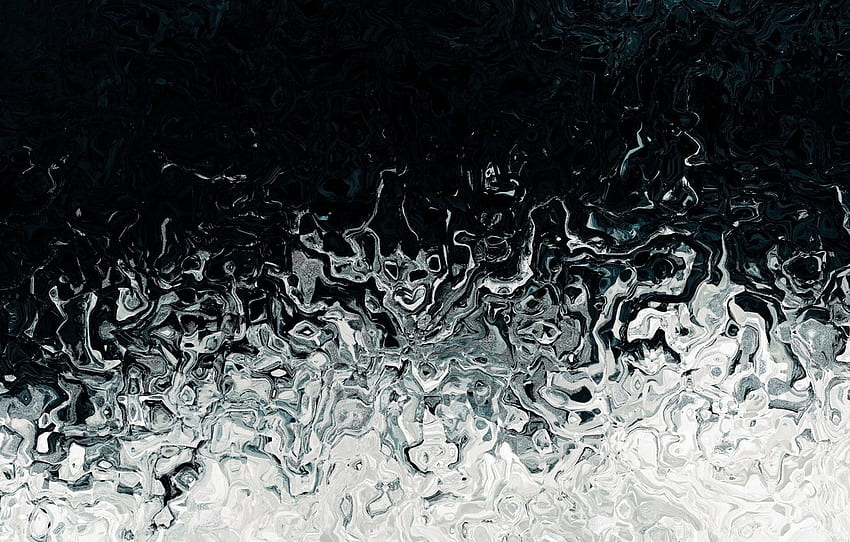 White, Black, Liquid, Textures, Abstraction - Monochrome -, Liquid Texture HD wallpaper