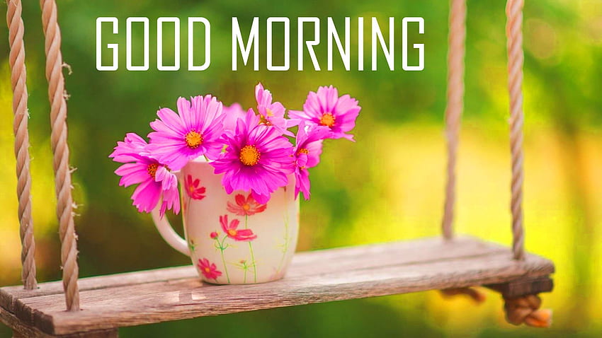 Good Morning With Flowers - Good Morning . Good Morning Downlaod. Good Morning Pics, Good Morning Beautiful HD wallpaper