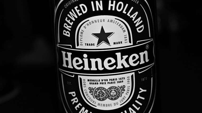 alcool di marca della bottiglia di birra heineken. Heineken Sfondo HD