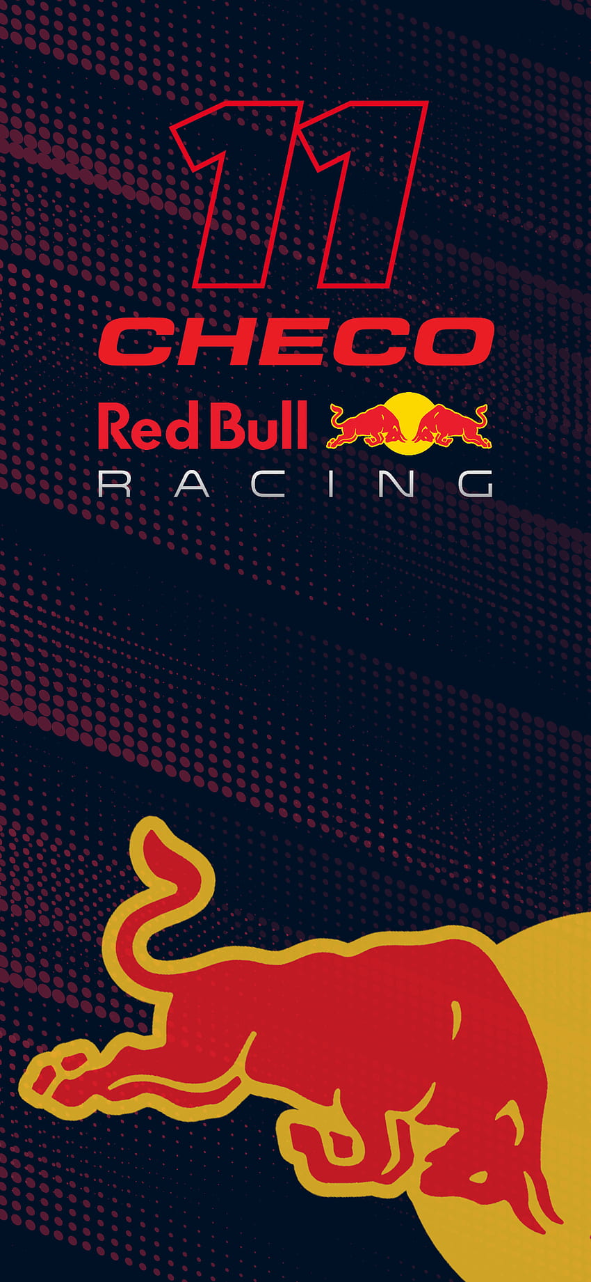 Red Bull Pérez, logotipo de Red Bull fondo de pantalla del teléfono