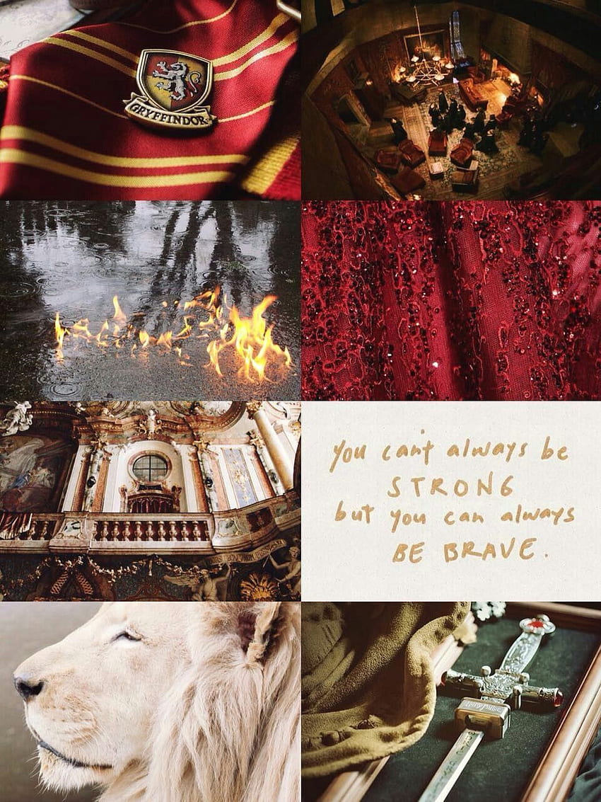 Créditos a House of Hogwarts aesthetic Gryffindor HD phone wallpaper