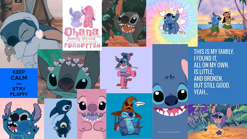 Stitch Collage Computer. Elephant drawing, iphone cute, Disney , Lilo and Stitch Laptop HD wallpaper