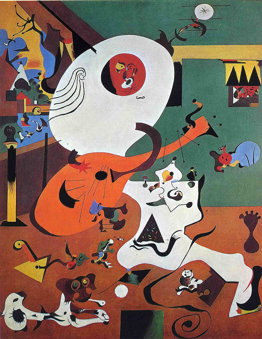 Interior holandés 1 - Joan Miró fondo de pantalla del teléfono