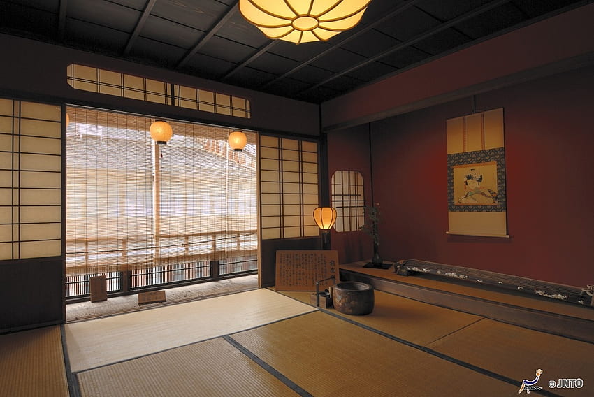 Japanese House, japanese, tatami, asia, room, japan, indoor, oriental HD wallpaper