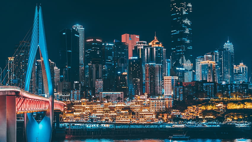 Chinese City, architecture, City, Modern, Chinese HD wallpaper