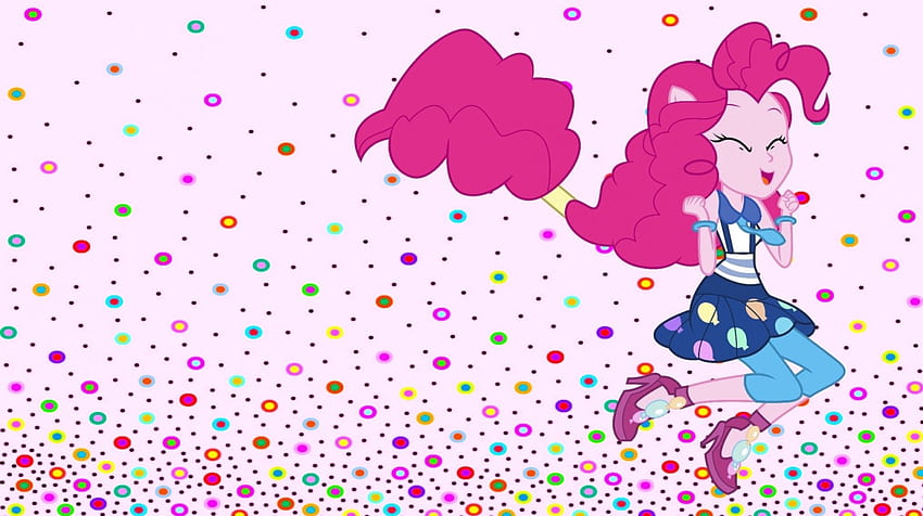 Joyful Pinkie Pie, colorful, mlp, My Little Pony Friendship is Magic, cute, aww, Pink hair, cartoons, Joyful, Happy, Long hair, Equestria Girls, humanized, skirt, My Little Pony, Rainbow Rocks, magical girl, tail, sfw, Friendship Games, kawaii, Pinkie Pie, movies, floating HD wallpaper