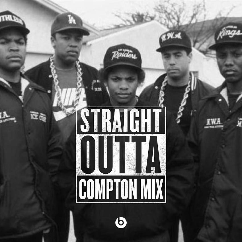 STRAIGHT OUTTA COMPTON rap rapero hip hop gangsta nwa biografía drama música 1soc poster, NWA Logo fondo de pantalla del teléfono