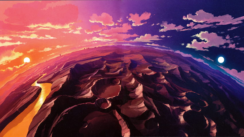 Planeta Tengen Toppa animado Gurren Lagann fondo de pantalla