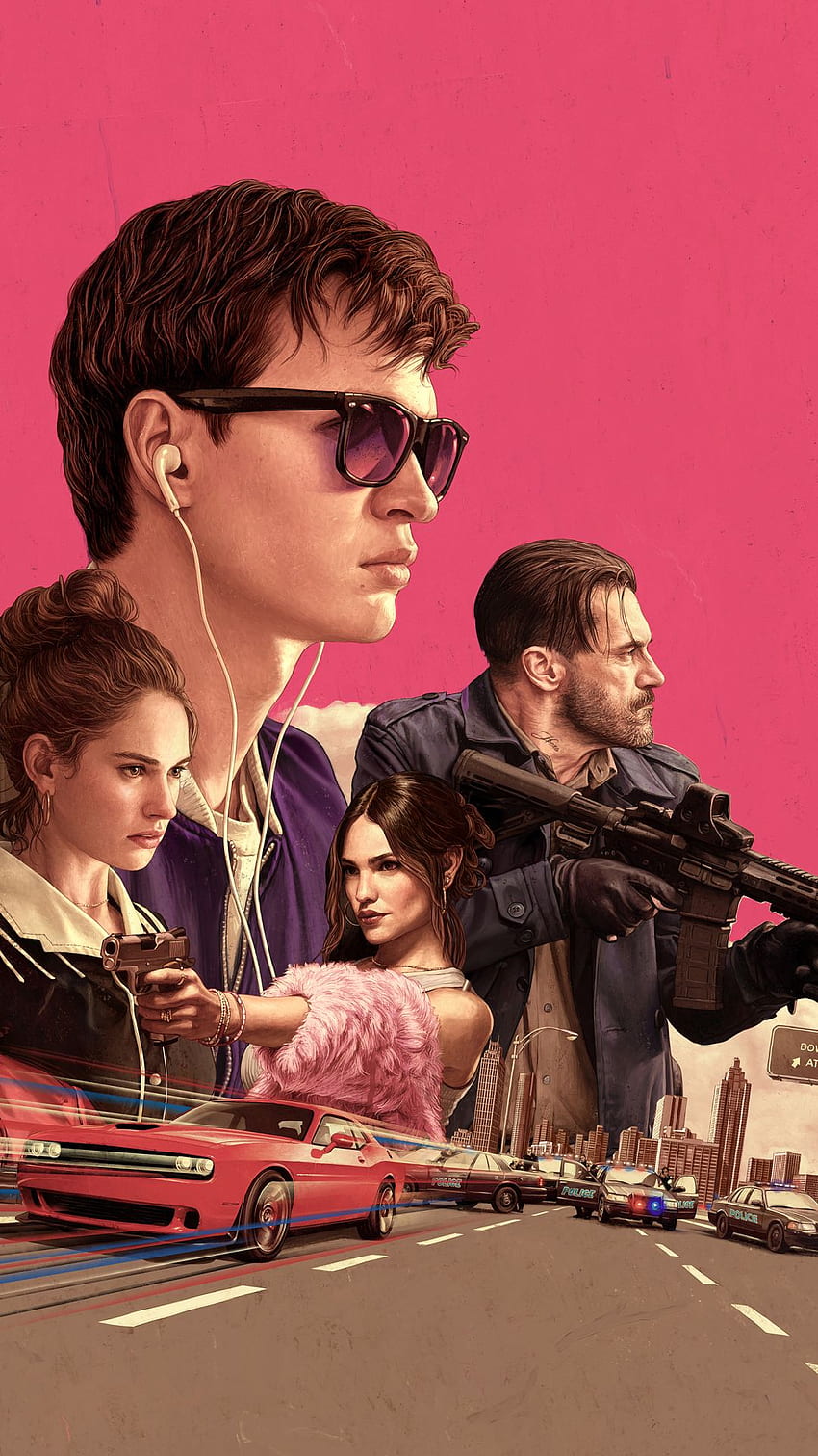 Movie Baby Driver, Baby Driver iPhone HD phone wallpaper