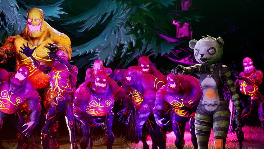 Spooky Team Leader Fortnite Battle Royale Zombies HD wallpaper