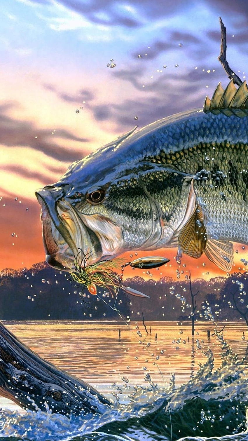 Fishing Art HD phone wallpaper