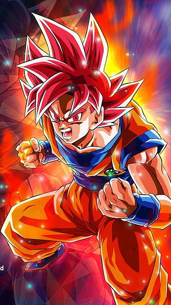 Goku super saiyan god iphone HD wallpapers | Pxfuel