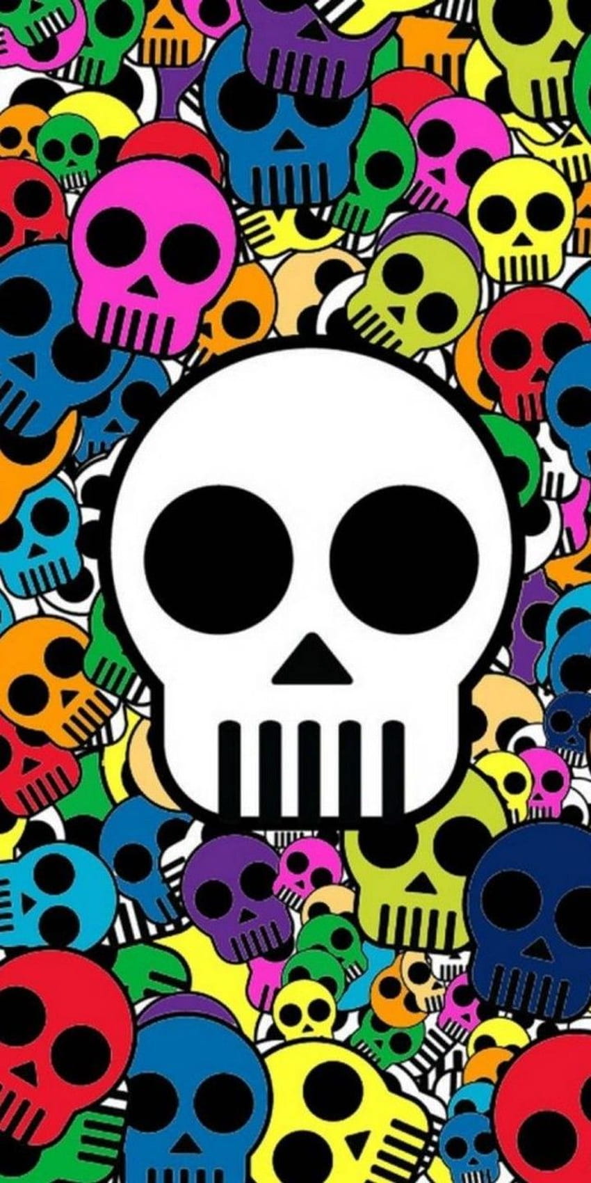 Cyn Thompson on Rainbow . Skull , Abstract , Skull design, Skull Tablet HD phone wallpaper