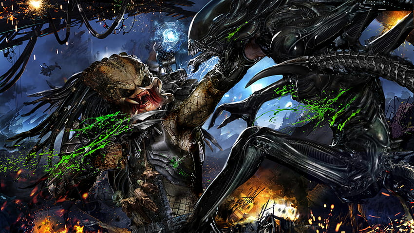 Alien VS Predator (26), AVP HD wallpaper