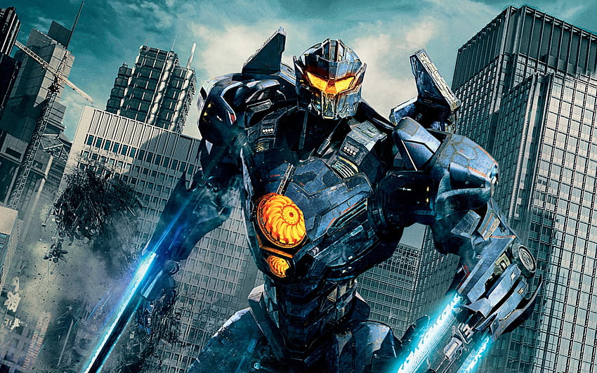 Pacific Rim and Background, Pacific Rim Jaeger HD wallpaper