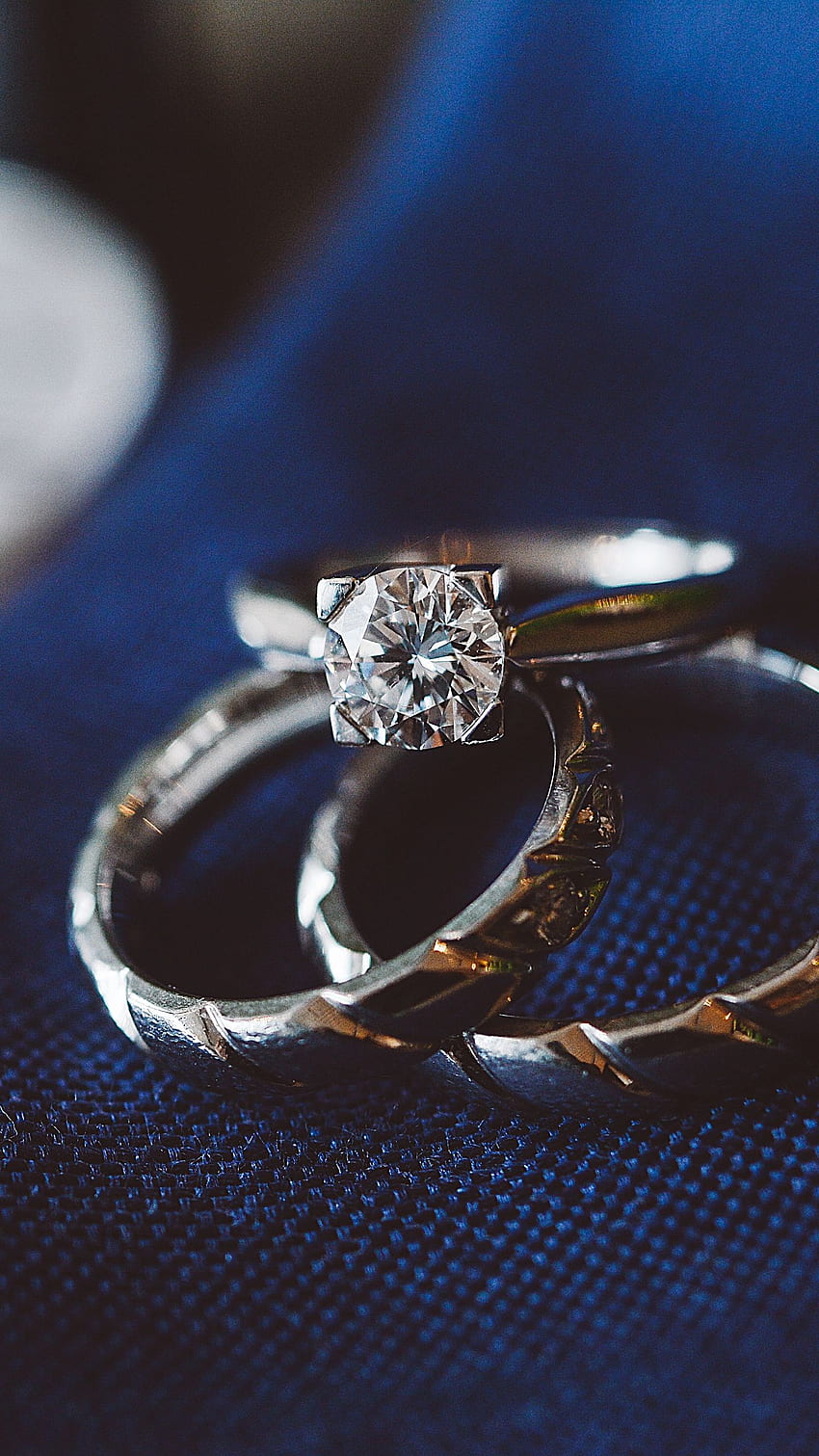 Anelli, diamanti, gioielli, amore, romanticismo - diamante, anello di fidanzamento Sfondo del telefono HD