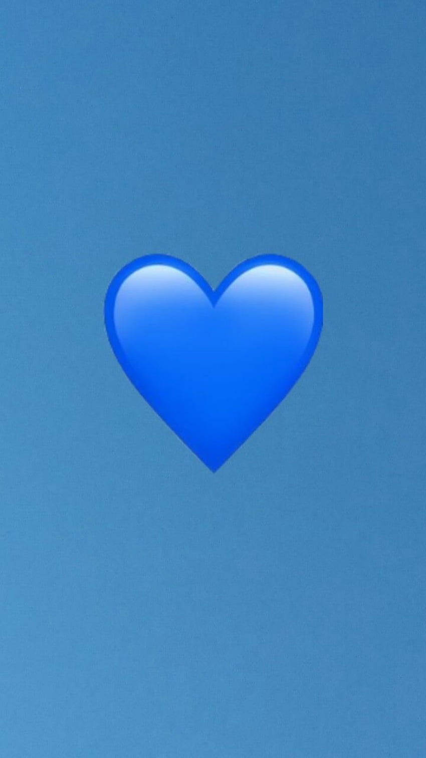marcela mora on mío. Heart iphone , Emoji iphone, Heart, Emoji Blue HD phone wallpaper