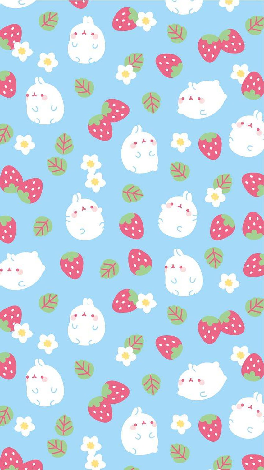 Kawaii Bunny, Kawaii Pattern HD phone wallpaper