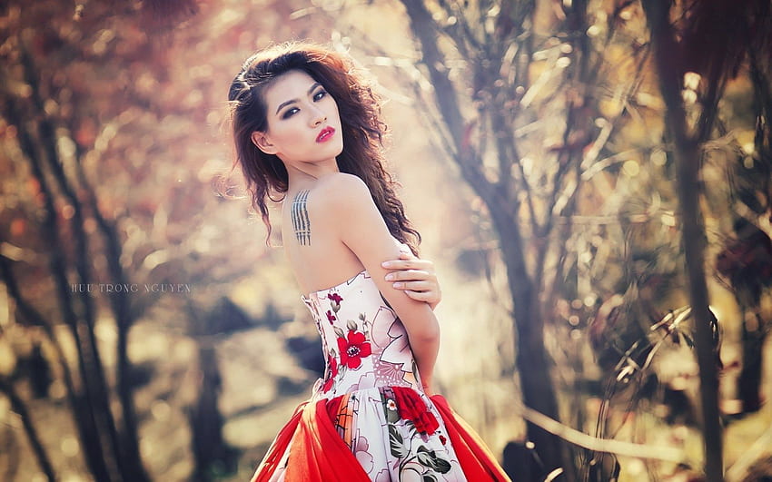 asian models, Chinese Looking HD wallpaper