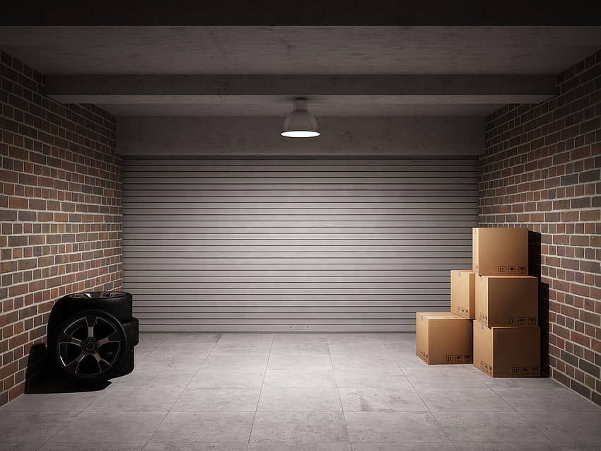 Wählen Sie einen Hersteller Leere Garage HD-Hintergrundbild