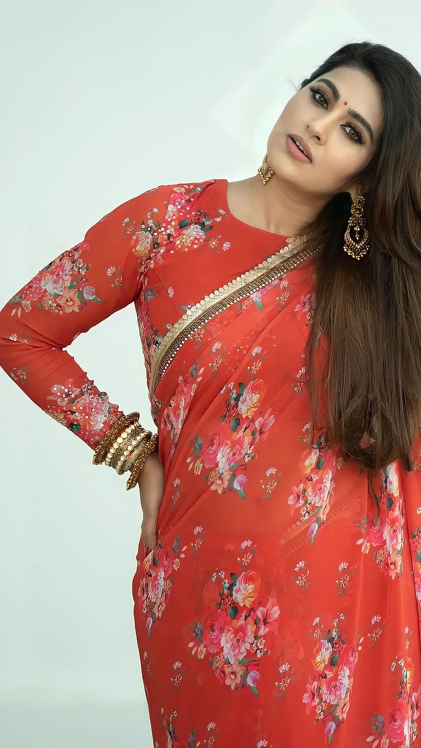Sneha, aktris tamil, kecantikan saree wallpaper ponsel HD