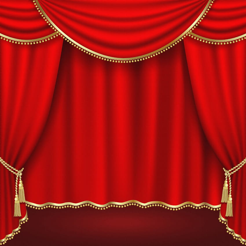 Red Curtains Background High Quality And Transparent PNG Clipart HD phone wallpaper