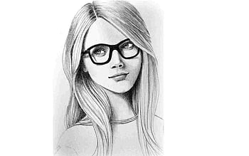 Attractive girl sketch art FINE ART PAPER HD WALLPAPER POSTER Fine Art  Print  Art  Paintings posters in India  Buy art film design movie  music nature and educational paintingswallpapers at