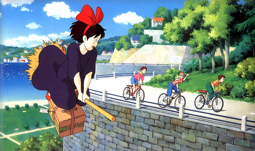 Majo no Takkyuubin (Kiki's Delivery Service), Delivery Studio Kiki Ghibli Service HD wallpaper