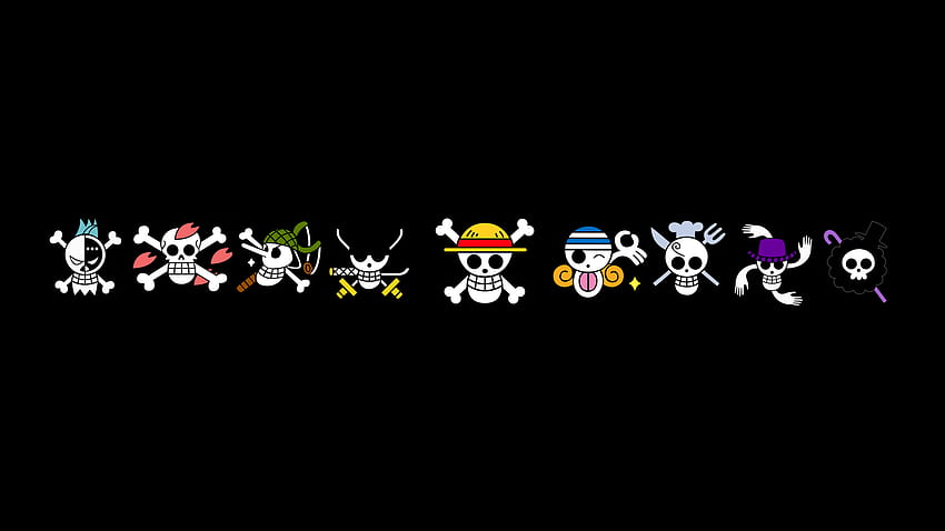 Logo Bajak Laut One Piece / dan Latar Belakang Seluler, One Piece Sederhana Wallpaper HD