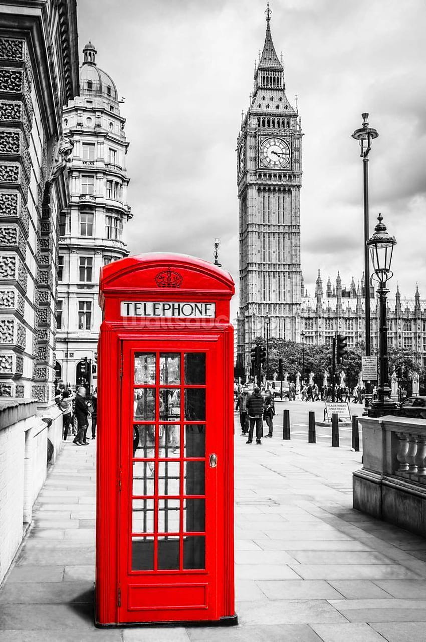 Londoner Telefonzelle. Londoner Telefonzelle, London, Telefonzelle HD-Handy-Hintergrundbild
