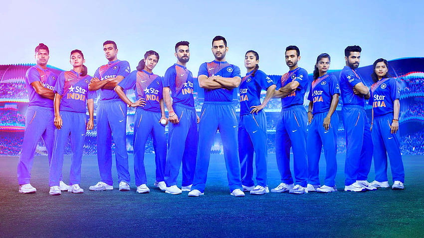 Indisches Cricket-Team-Logo, Indien-Cricket HD-Hintergrundbild