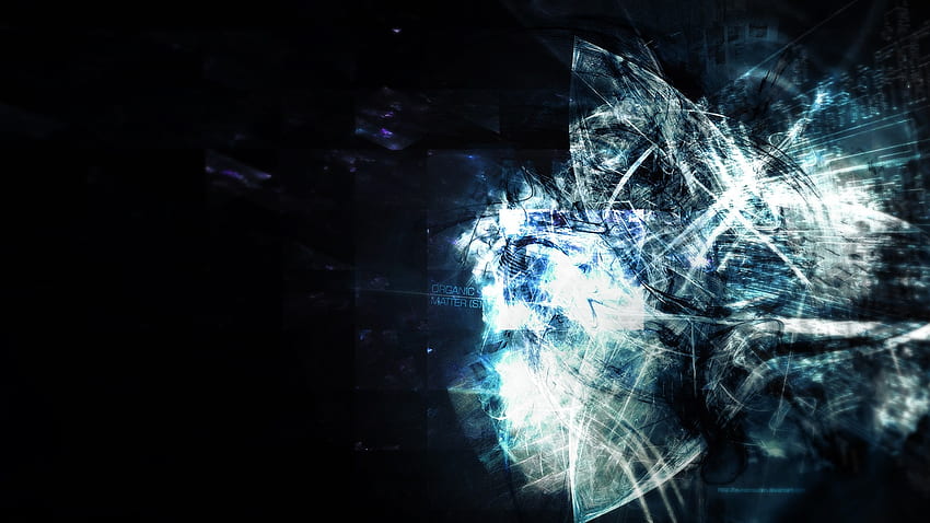 licht frauen abstrakt wissenschaft blau schwarz weltraum fiktion weiß explosionen fraktale massenwirkung ph – HD-Hintergrundbild