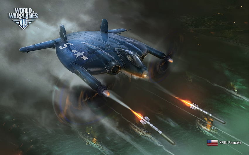 World Of Warplanes Chance Vought Xf5u パンケーキ,, World of Warplanes 高画質の壁紙