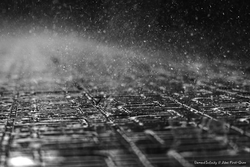 Sidewalk cobble rain storm wet mood | | 34847 | UP HD wallpaper