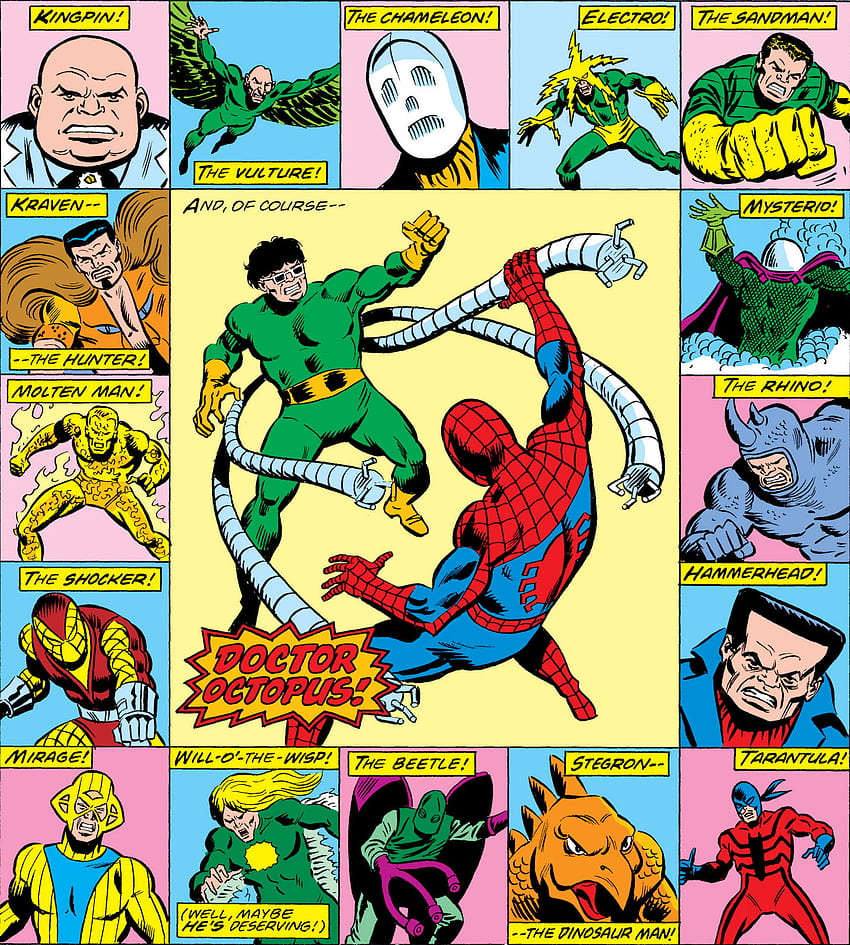 Spider-Man Villains, Marvel comics, Spiderman comics HD電話の壁紙