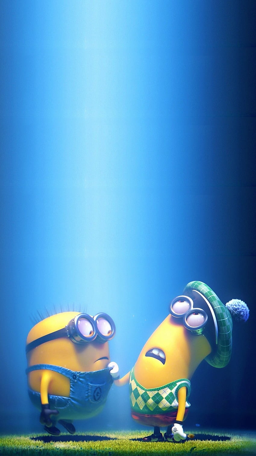 2014 Halloween minions iphone 6 plus - blue sky, Despicable Me HD phone wallpaper